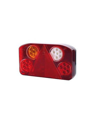 LED Piloto Traseros, Función: 5 - Freno / Posición / Intermitente / Antiniebla / Marcha Atrás, Izdo., 12-24V