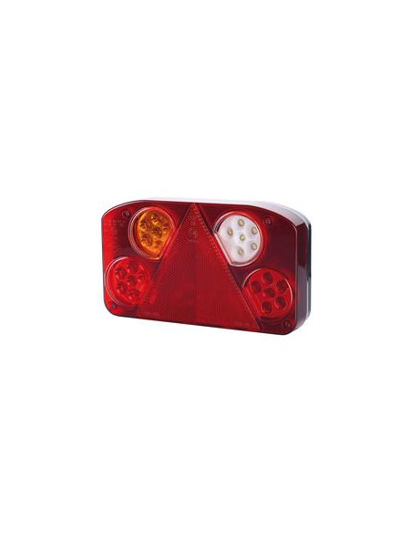 LED Piloto Traseros, Función: 5 - Freno / Posición / Intermitente / Antiniebla / Marcha Atrás, Izdo., 12-24V