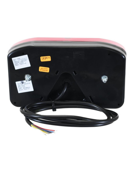 LED Piloto Traseros, Función: 5 - Freno / Posición / Intermitente / Antiniebla / Marcha Atrás, Izdo., 12-24V