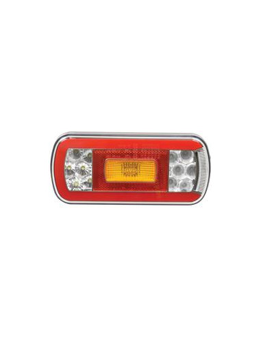 LED Piloto Traseros, Función: 6, Freno / Trasera / Indicator / Marcha atrás/ Matrícula/ Intermitente, Dcha/Izda, 12-36V