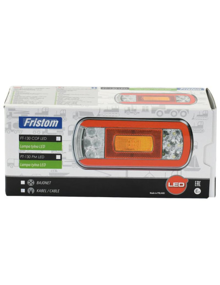 LED Piloto Traseros, Función: 6, Freno / Trasera / Indicator / Marcha atrás/ Matrícula/ Intermitente, Dcha/Izda, 12-36V