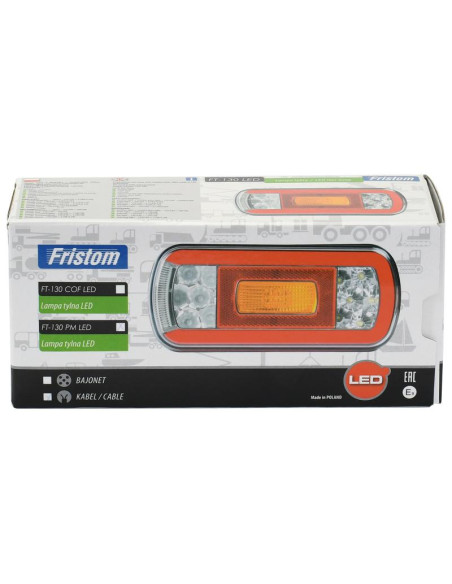 LED Piloto Traseros, Función: 6, Freno/Trasera/Intermitente/Niebla/ Matrícula/reflector, Dcha/Izda, 12-36V