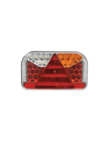 LED Piloto Traseros, Función: 7,Freno/Trasera/Intermitente/Niebla/Marcha atrás/ Matrículare/reflector, Dcho., 12-36V