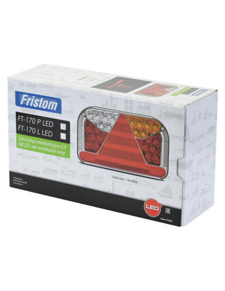 LED Piloto Traseros, Función: 7,Freno/Trasera/Intermitente/Niebla/Marcha atrás/ Matrículare/reflector, Dcho., 12-36V