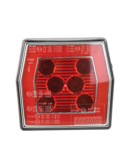 LED Piloto Traseros, Función: Trasera/Antiniebla, Dcha/Izda, 12-36V