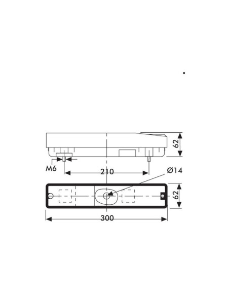 Luz Combinación Trasera Halógena 12/24V, Dcha/Izda