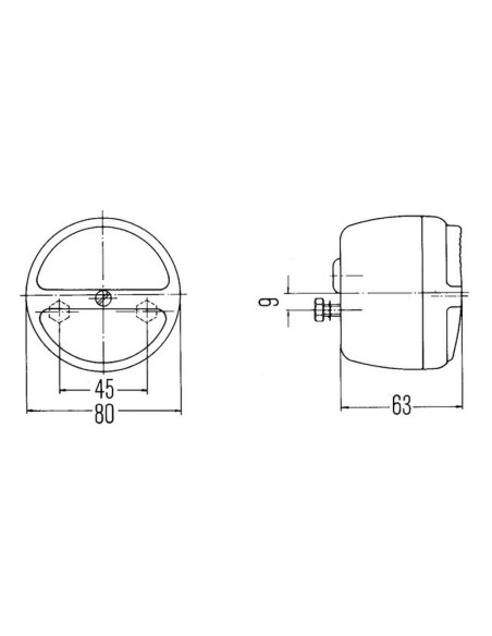 Luz Combinación Trasera Halógena 12V, Dcha/Izda