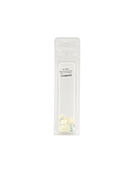 Blister 15 pzas. Sujetacable Adhesivo Ø6mm