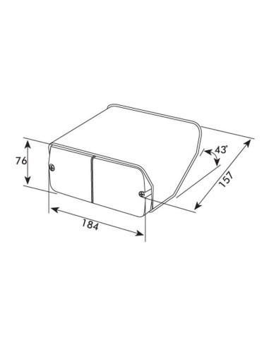 Luz Combinación Trasera Halógena 12V, Izdo.