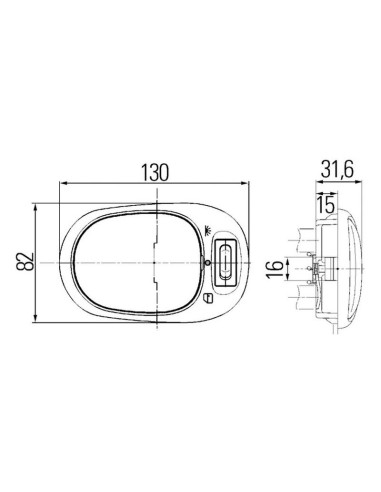 Lampara Interior 12V