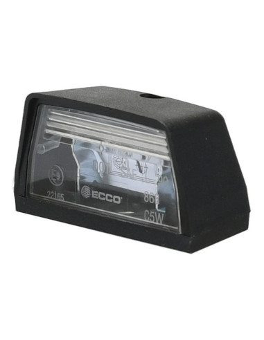 Luz de matrícula 12/24V