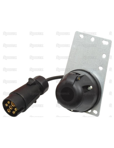 LED Placa de advertencia con Luz 12-36V, Dcha/Izda