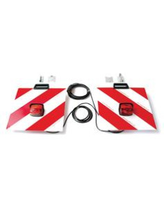 Placa Halógena de Advertencia con Luz 12V, Dcha/Izda