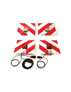 Placa Halógena de Advertencia con Luz 12V, Dcha/Izda 2