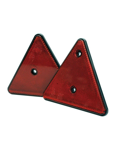 Reflector - Triangular (Rojo) 150mm (2 pzas. Blister)