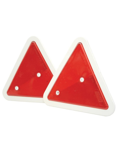 Reflector - Triangular (Rojo) 180mm (2 pzas. Blister)
