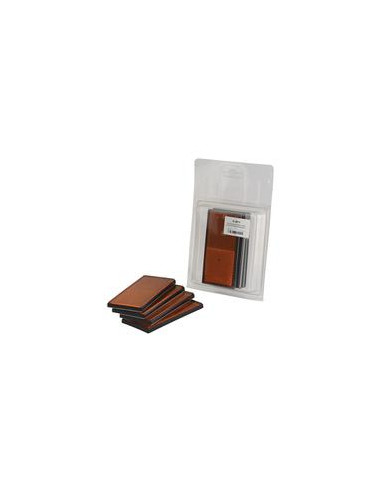 Reflector Adhesivo Ambar 4 pzas. Blister