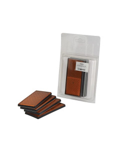 Reflector Adhesivo Ambar 4 pzas. Blister 2