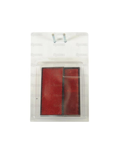 Reflector Adhesivo Rojo 2 pzas. Blister