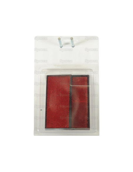 Reflector Adhesivo Rojo 2 pzas. Blister
