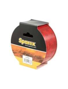 Rojo Cinta Retrorreflectante, Anchura: 50mm x Longitud:...