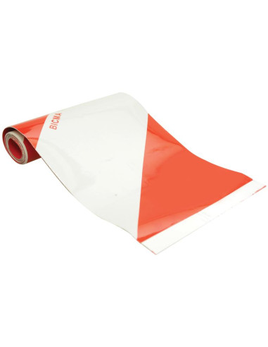 Rojo y bianco Cinta reflectante, (Blister 2 pzas.)