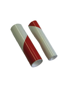 Rojo y bianco Cinta reflectante, 140mm x 1.12M 2