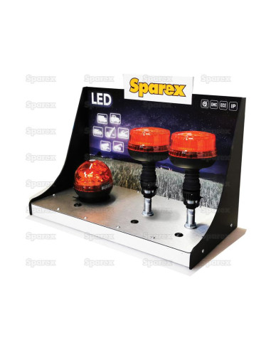 Expositor para luces LED con interruptores y...