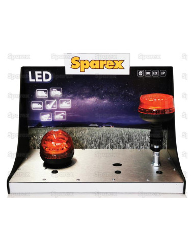 Expositor para luces LED con interruptores y...