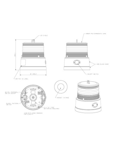 LED Faros Rotativos (Ambar), Interference: Not...