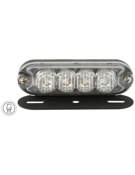 LED Luz de Peligro, Interference: Class 3, Función: solo flash, Doble destello, 12-24V