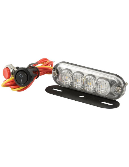 LED Luz de Peligro, Interference: Class 3, Función: solo flash, Doble destello, 12-24V