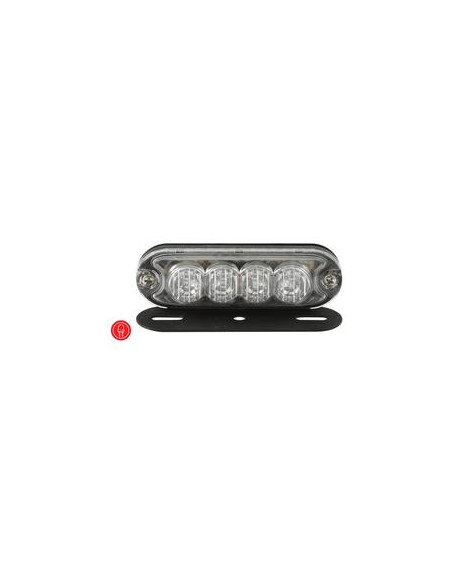 LED Luz de Peligro, Interference: Class 3, Función: solo flash, Doble destello, 12-24V
