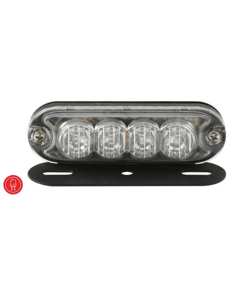 LED Luz de Peligro, Interference: Class 3, Función: solo flash, Doble destello, 12-24V