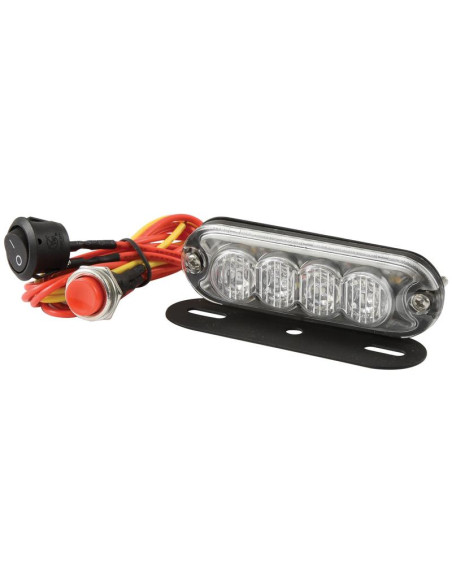 LED Luz de Peligro, Interference: Class 3, Función: solo flash, Doble destello, 12-24V