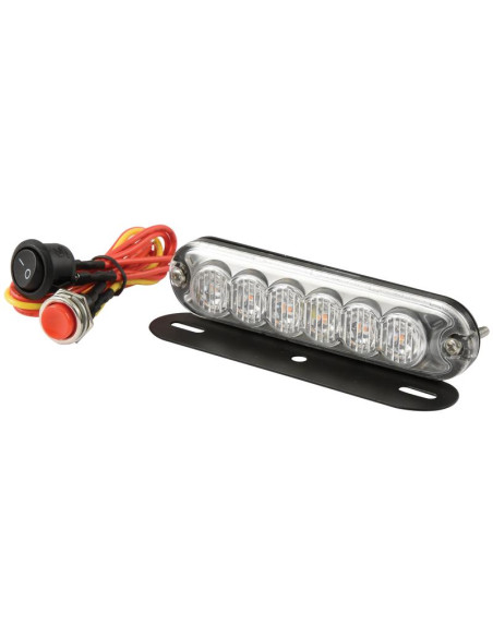 LED Luz de Peligro, Interference: Class 3, Función: solo flash, Doble destello, 12-24V