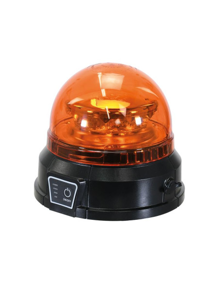 LED Rotativo Recargable (Ambar), Interference: Class 3, Magnético, 100-240V