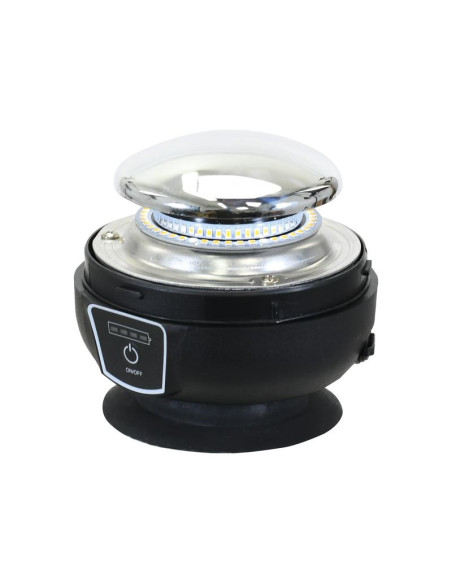 LED Rotativo Recargable (Ambar), Interference: Class 3, Magnético, 12-24V