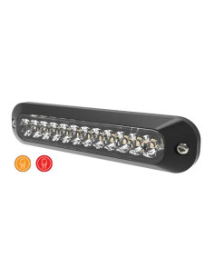 Luz de Peligro LED, 12 LEDs, Color de luz: Ambar / Rojo 2