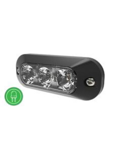 Luz de Peligro LED, 3 LEDs, Color de luz: Verde