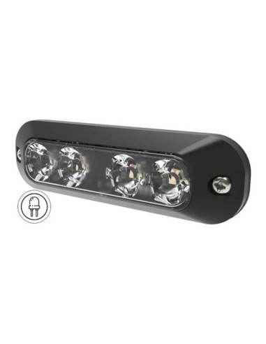 Luz de Peligro LED, 4 LEDs, Color de luz:...
