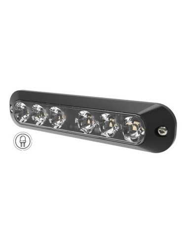 Luz de Peligro LED, 6 LEDs, Color de luz:...