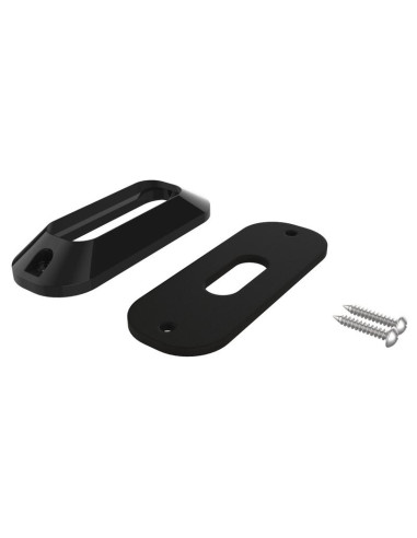 Negro Marco de bisel