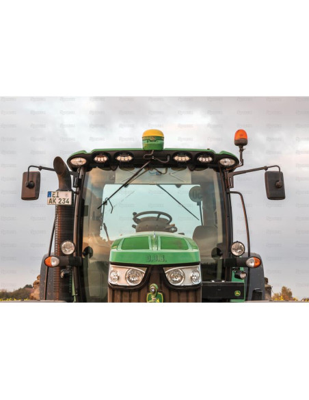 LED Worklight Bracket, Se ajusta a John Deere