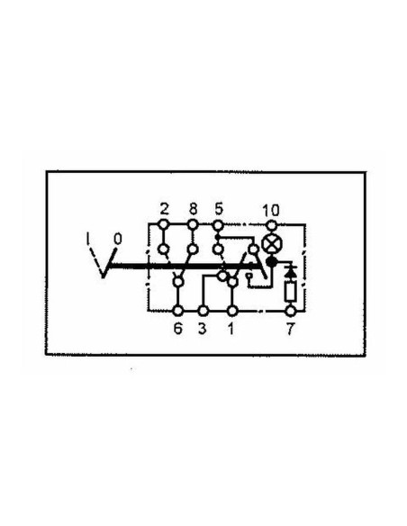 Interruptor Basculante - Emergencia, 2 Posiciones (Encendido/Apagado)
