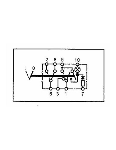 Interruptor Basculante - Emergencia, 2...