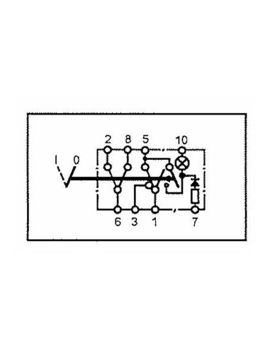 Interruptor Basculante - Emergencia, 2...