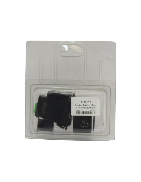 Interruptor Basculante - Ventilador, 3 Posiciones (Apagado/1/2)