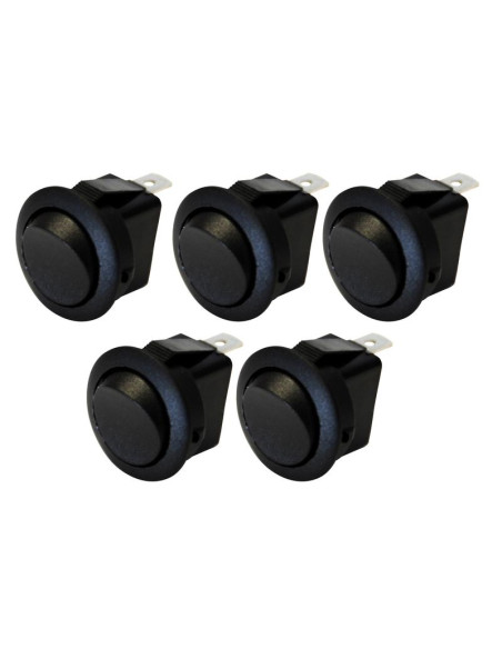 Interruptor basculante miniatura - Acoplamiento Universal, 3 Posiciones (En/Apagado/En)