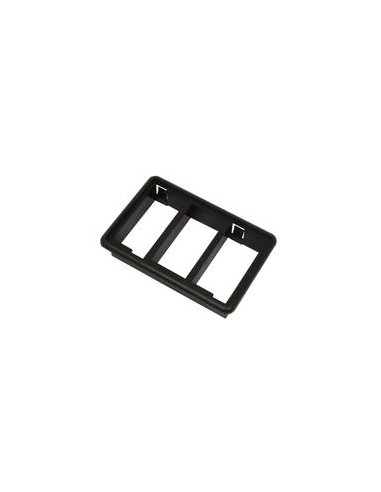 Soporte Montaje Interruptor Basculante Para 3 Interruptores - Acoplamiento Universal, 48mm x 78mm